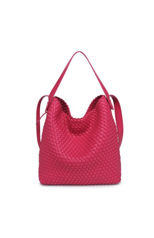 Shop Moda Luxe Edith Hobo Bag In Fuchsia