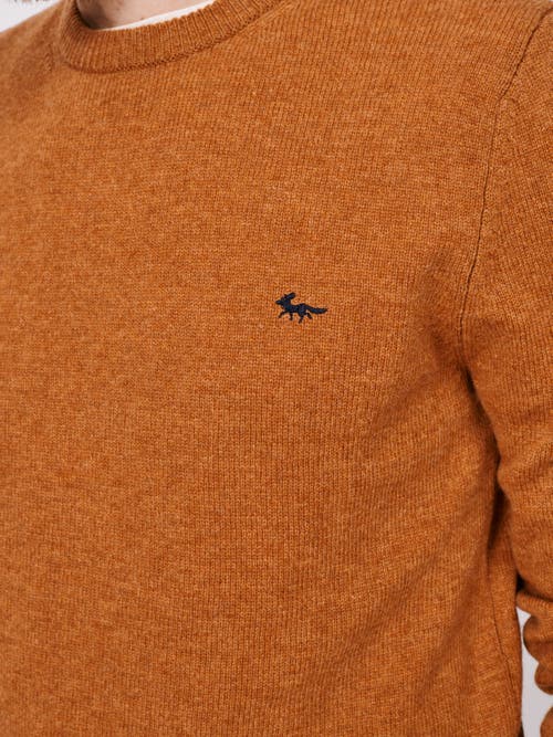 Aubin Westbourne Crew Neck Sweater In Gold