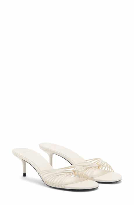 Kitten Heel Slide Sandal