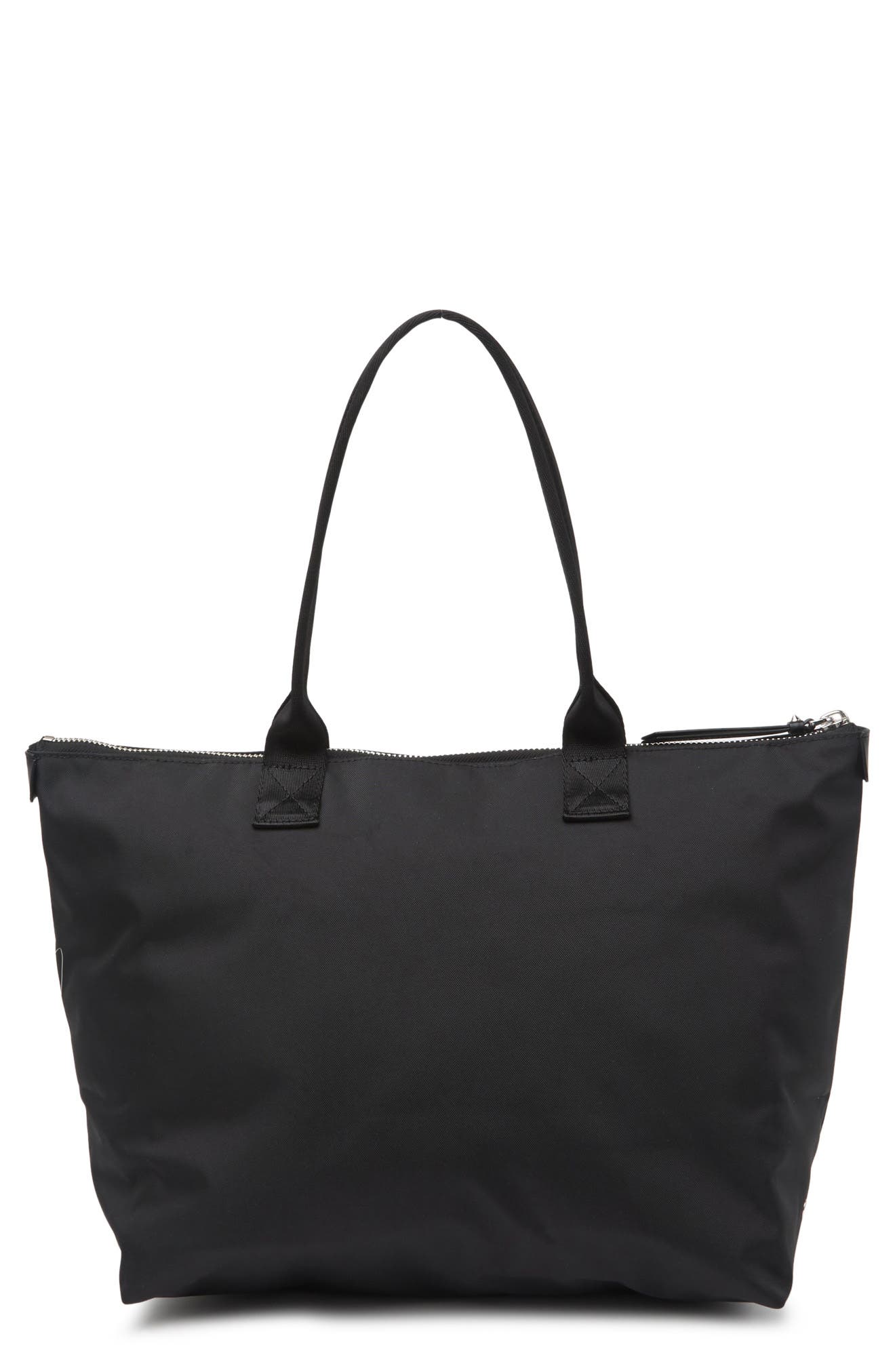 Marc Jacobs Zip Logo Tote Bag, Alternate, color, 