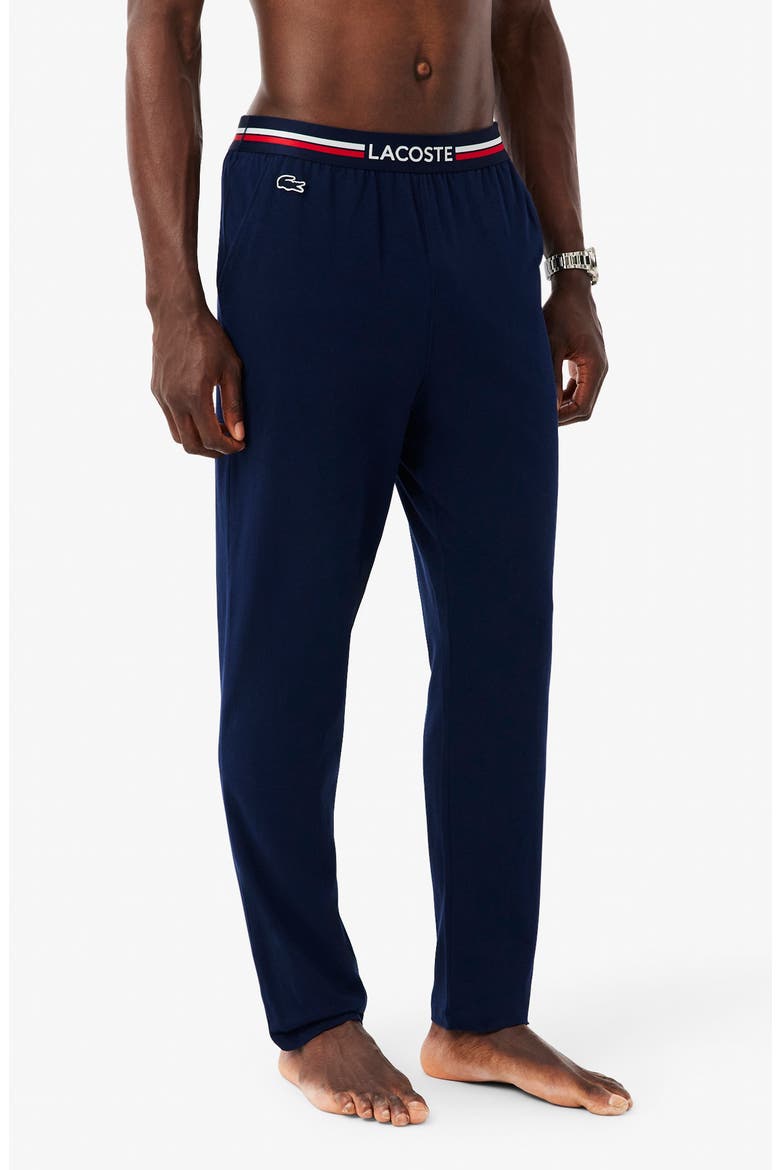 Core Essentials Stretch Cotton Pajama Pants, Main, color, NAVY BLUE