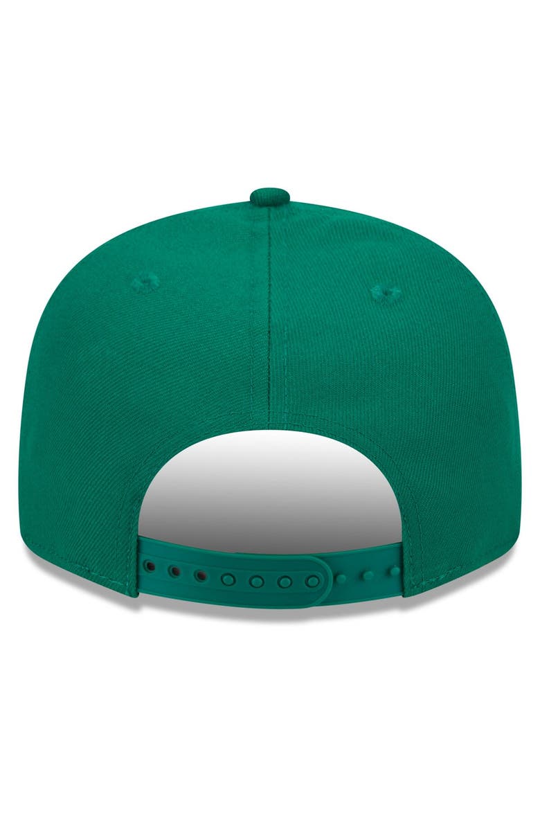New Era Men's New Era Kelly Green Boston Celtics  Rally Drive Finish Line Patch 9FIFTY Snapback Hat, Alternate, color, 