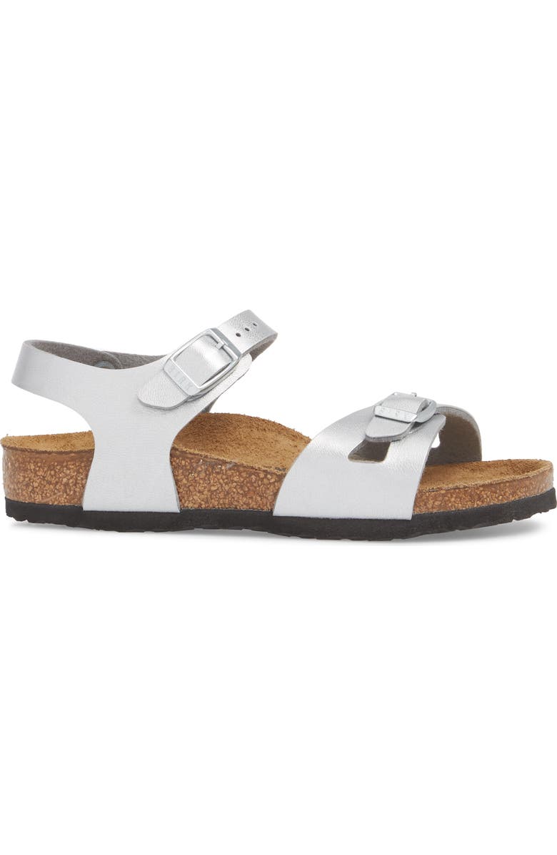 Birkenstock Rio Metallic Sandal, Alternate, color,