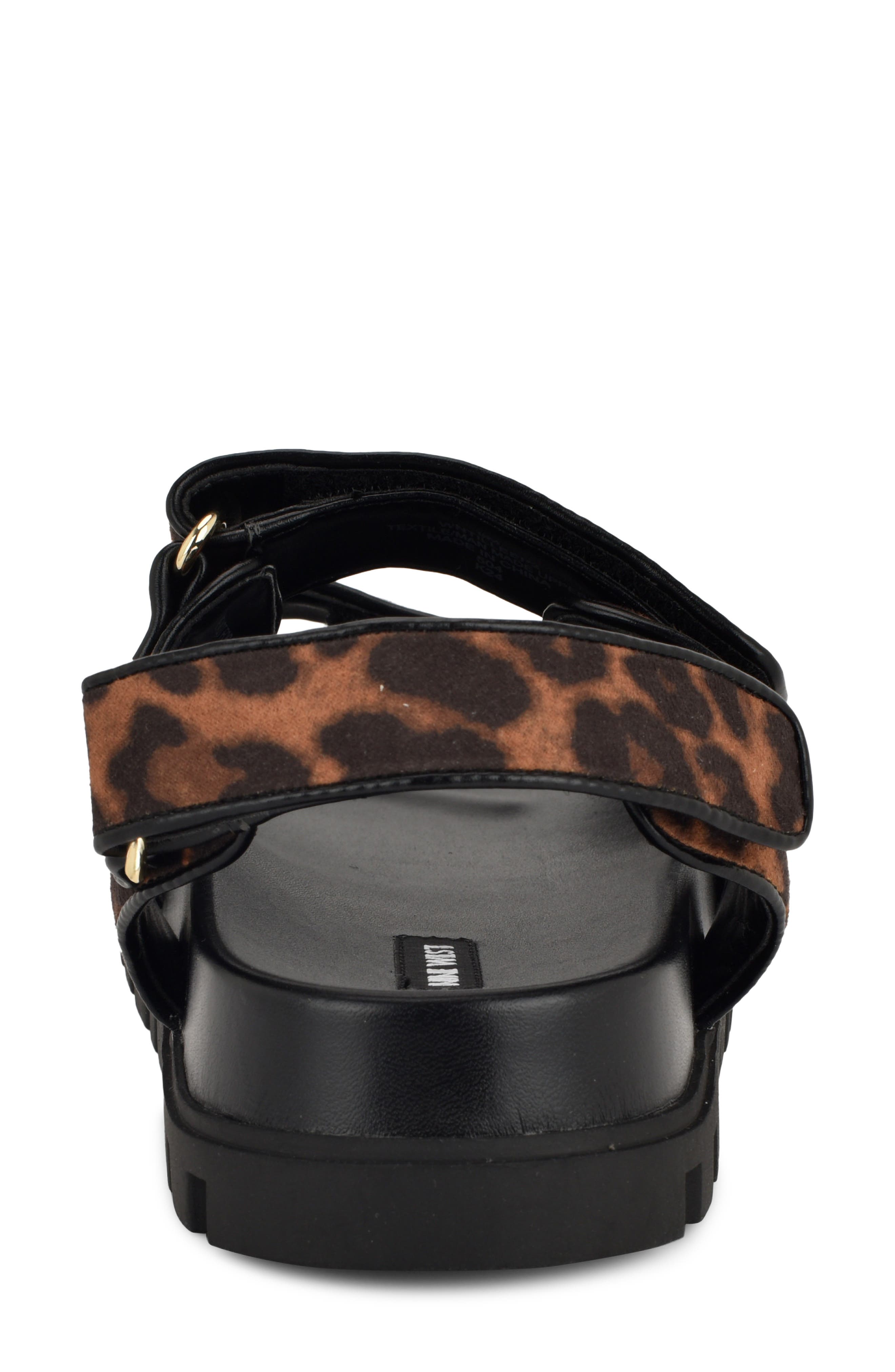 Tillee Quarter-Strap Sandal, Alternate, color, TAN/ BLACK/ BLACK