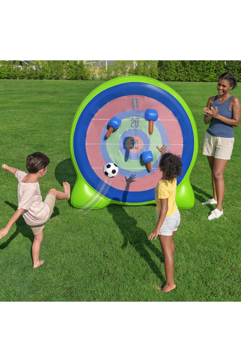 Inflatable Yard Game, Backyard Bullseye, Alternate, color, Green