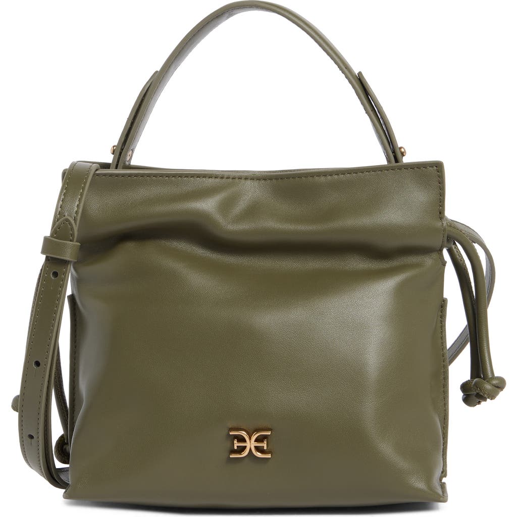 Sam Edelman Marilyn Drawstring Crossbody Bag In Green