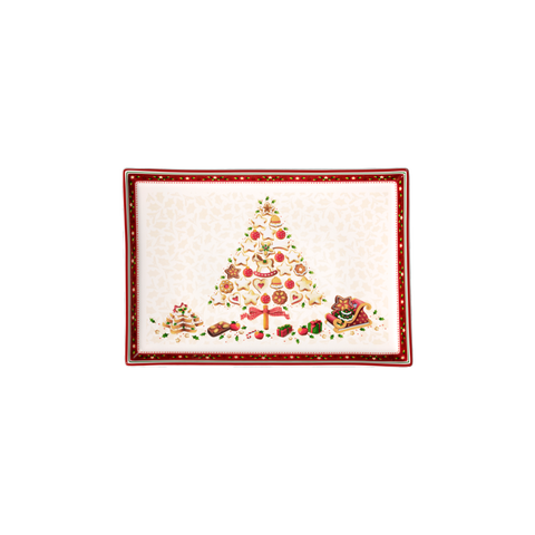 Winter Bakery Delight Large Cake Plate