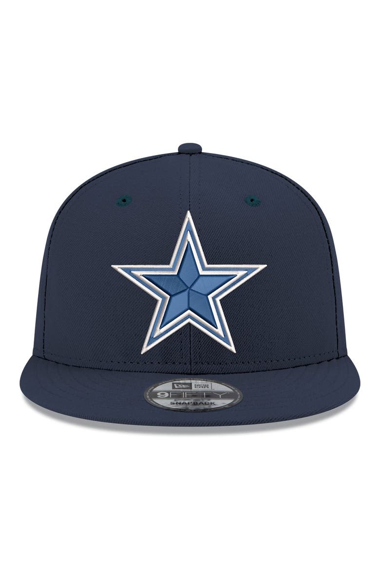 Men's New Era  Navy Dallas Cowboys 9FIFTY Snapback Hat, Alternate, color, Navy