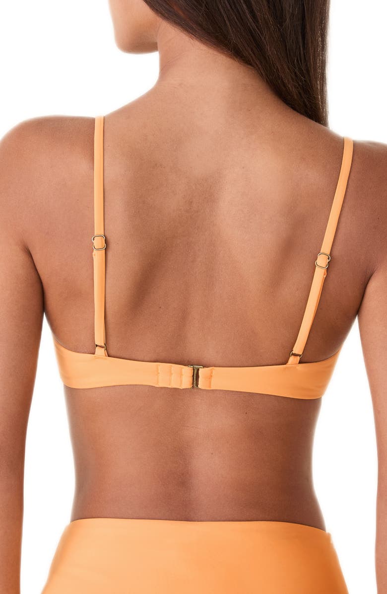 Andie The Santorini Bikini Top, Alternate, color, Jasper