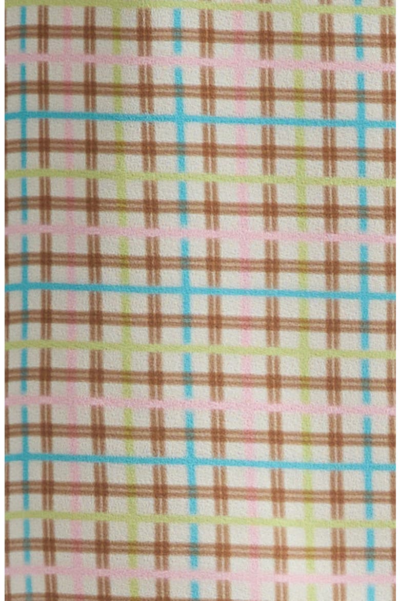 Colette Check Crepe Skirt, Alternate, color, PINK MULTI