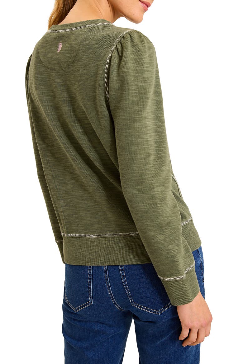Tobago Bay Crewneck Sweatshirt, Alternate, color, BANANA LEAVES