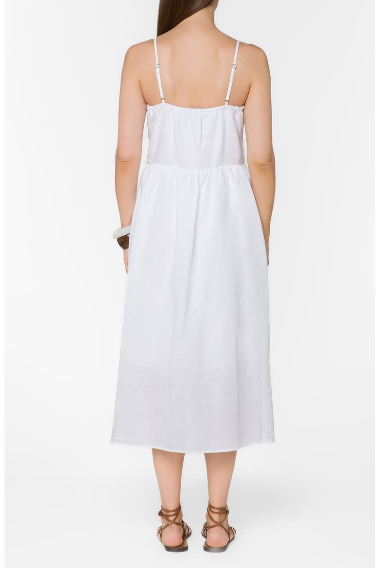 Sonata Midi Dress, Alternate, color, OPTIC WHITE