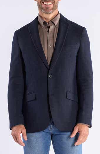 SAVILE ROW CO Windowpane Knit Sport Coat