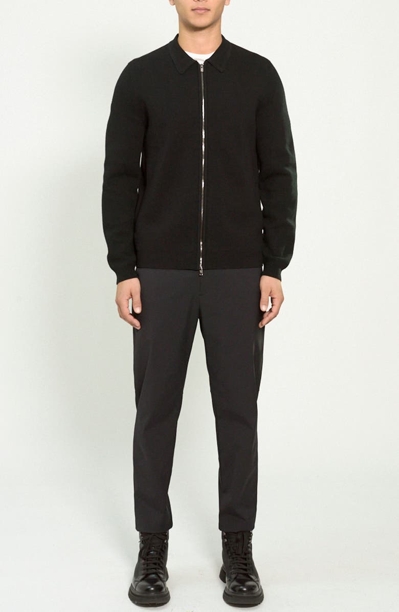 Theory Merino Wool Zip Cardigan, Alternate, color, 