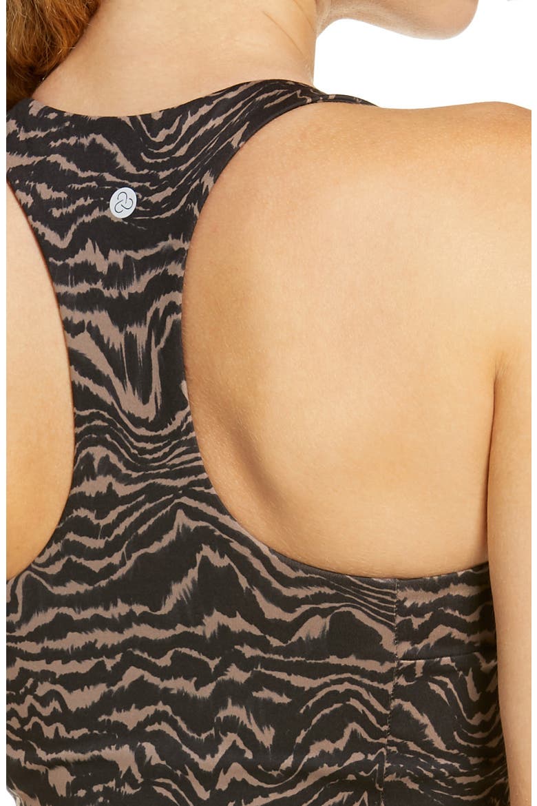 Studio Lite Longline Sports Bra, Alternate, color, TAN DUSK PHOEBE PRINT
