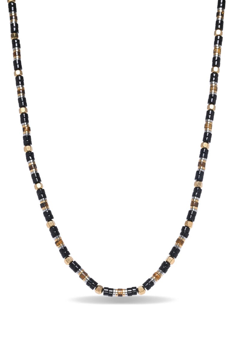 EYE CANDY LOS ANGELES Men's Alexander Beaded Necklace, Main, color, 