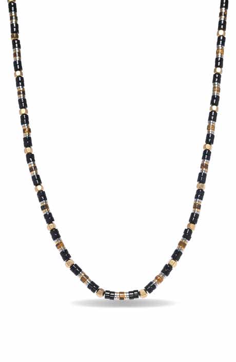 EYE CANDY LOS ANGELES Men's Alexander Beaded Necklace