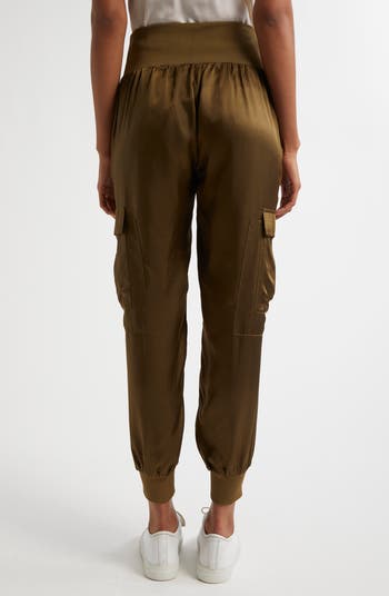 Giles Cupro Crop Cargo Joggers