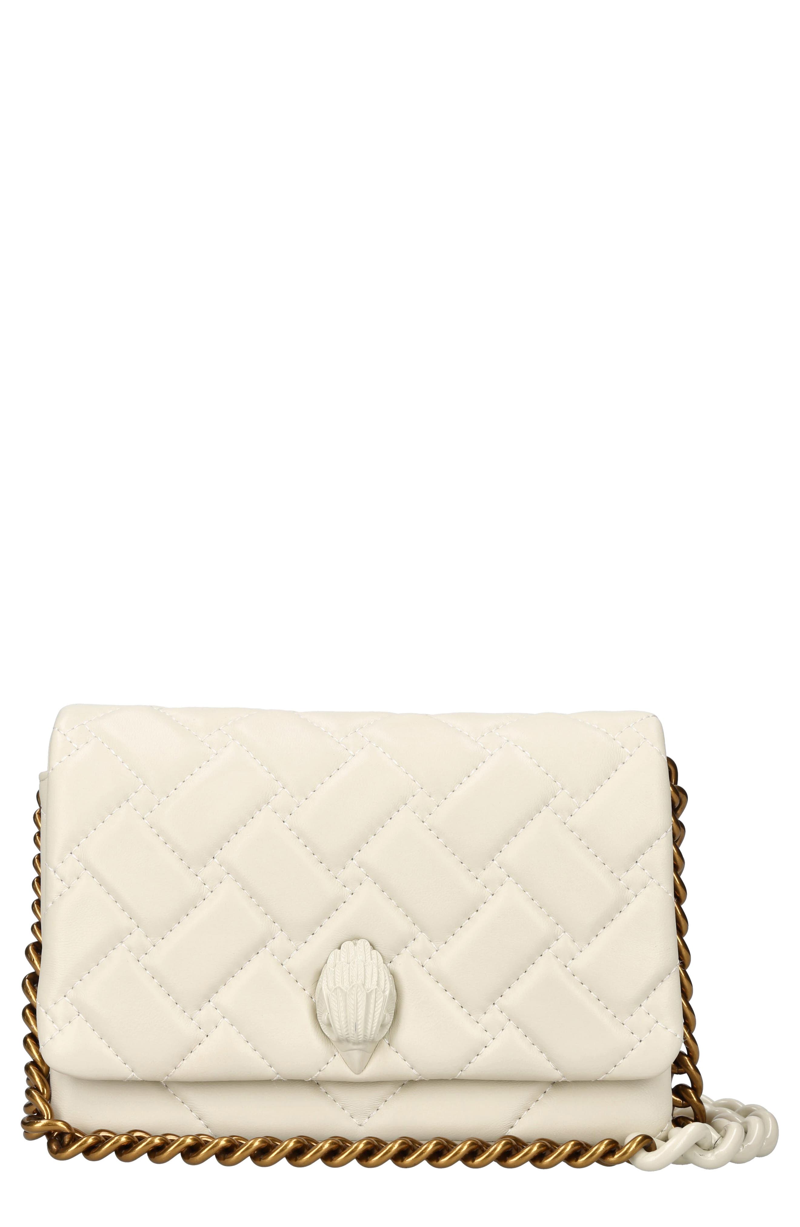 Kurt Geiger London Mini Kensington Quilted Leather Crossbody Bag, Main, color, 