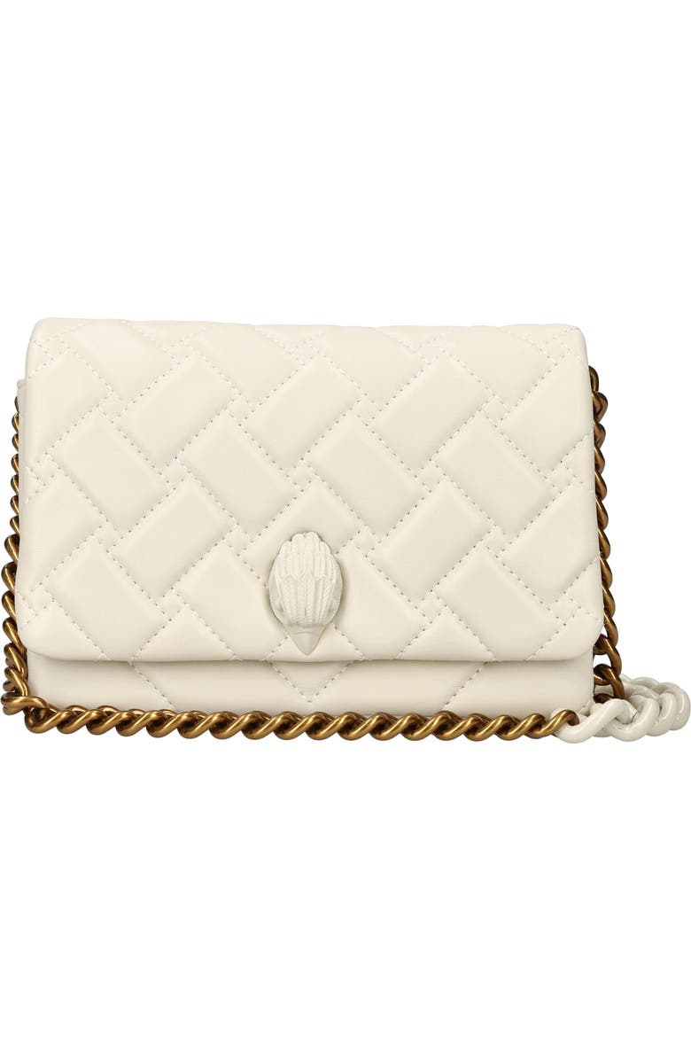 Kurt Geiger London Mini Kensington Quilted Leather Crossbody Bag, Main, color,