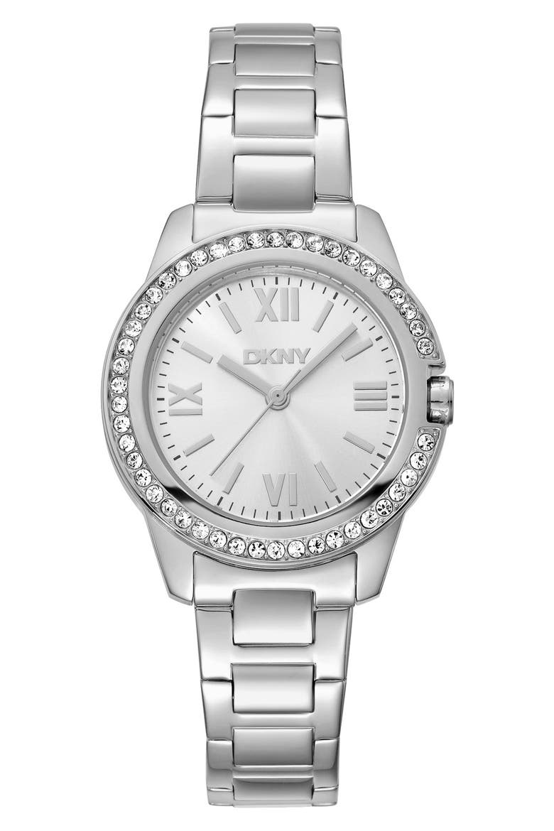 L 105 Bracelet Watch, Main, color, SILVER