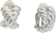 Juvell Scalloped Clip-On Earrings