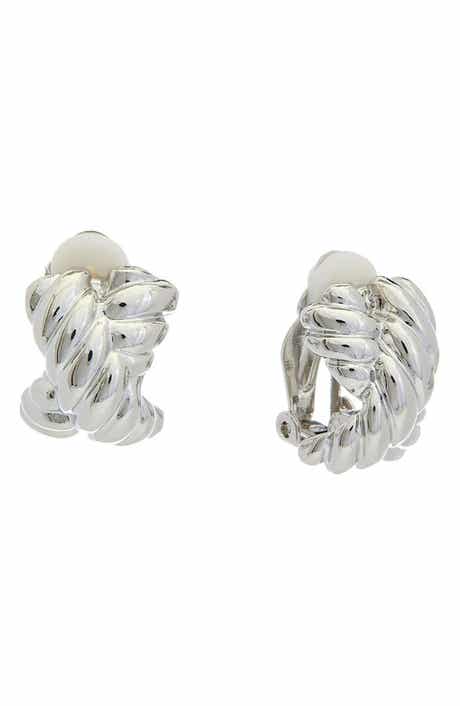 Scalloped Clip-On Earrings
