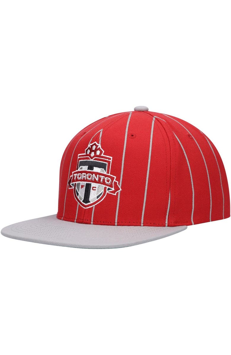 Mitchell & Ness Men's Mitchell & Ness Red Toronto FC Team Pin Snapback Hat, Alternate, color, Red