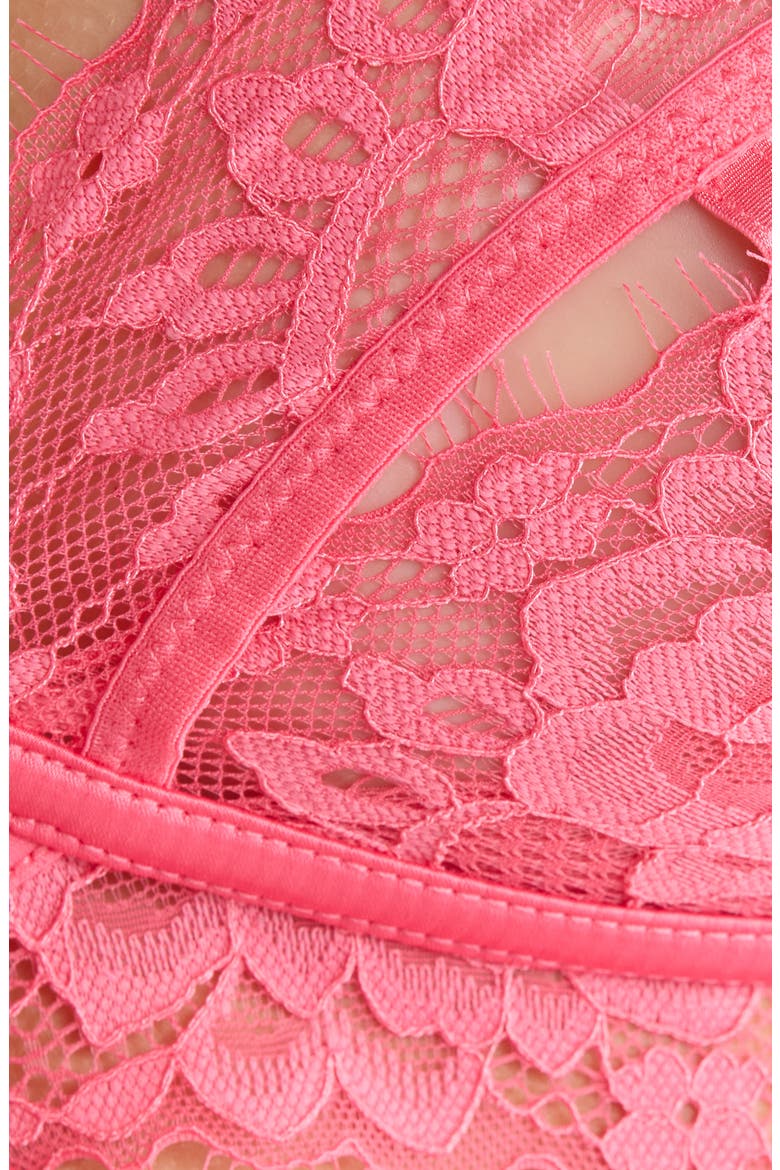 Anna Lace Bralette, Alternate, color, CAMELLIA ROSE