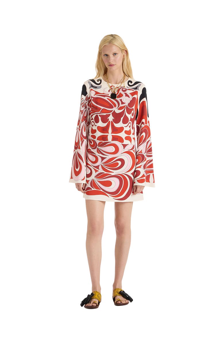 La DoubleJ Mini Supremes Swing Dress Phoenix Placée Ivory, Main, color, 