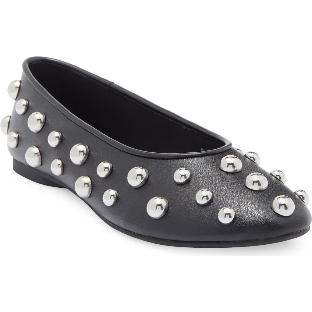Abound Susie Studded Flat In Black