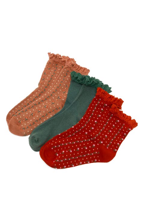 Pack of 3 Ruffle Socks