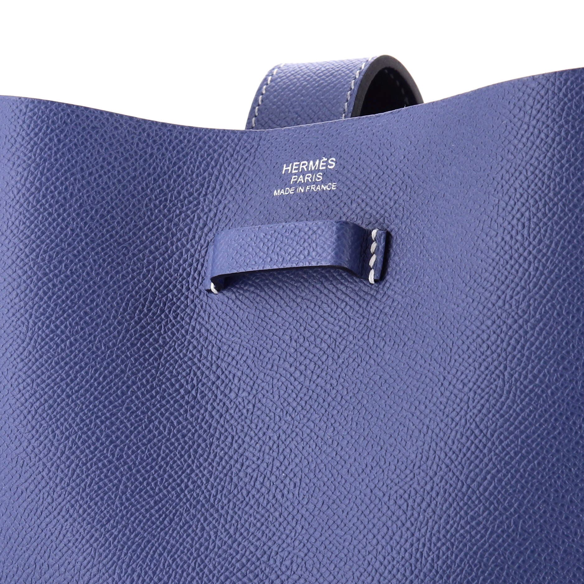 Pre-Owned Hermes Evelyne Sellier Bag Epsom 33, Alternate, color, Bleu Brighton