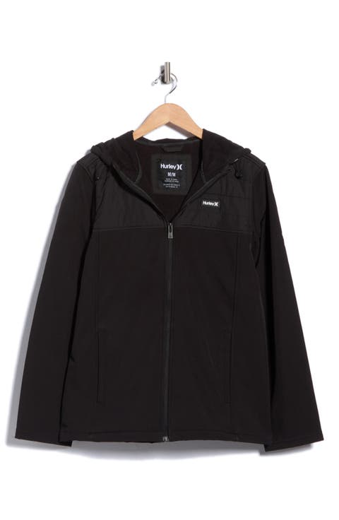 Luke Hooded Softshell Hybrid Jacket