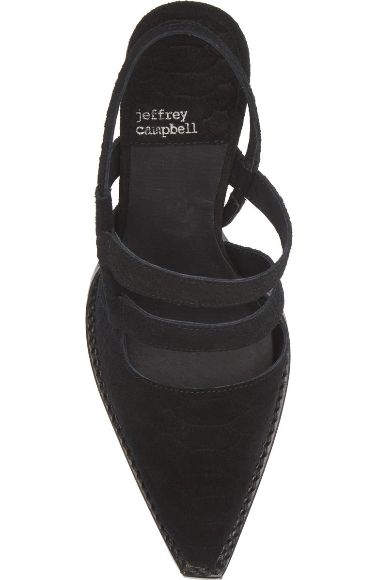 Jeffrey Campbell Caroline Pointed Toe Slingback Pump, Alternate, color,