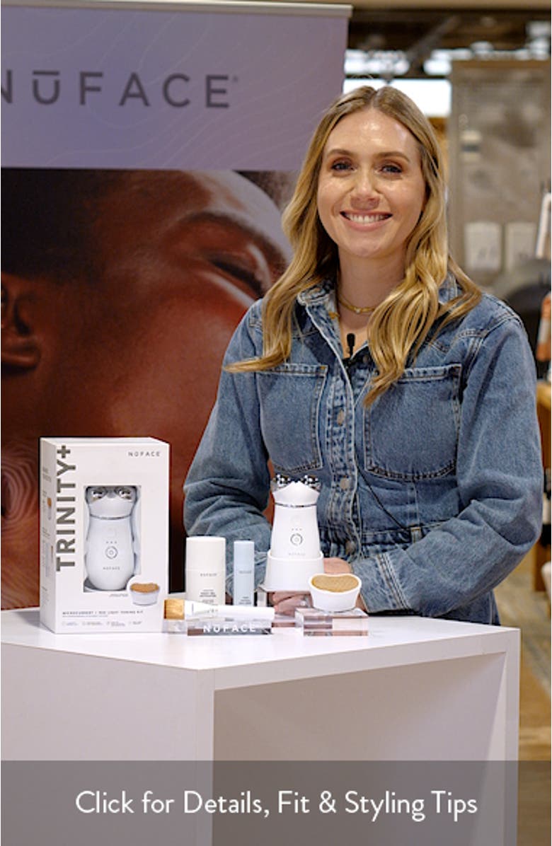 TRINITY+ Microcurrent Facial Toning Device with LED Red Light Attachment, sales video thumbnail