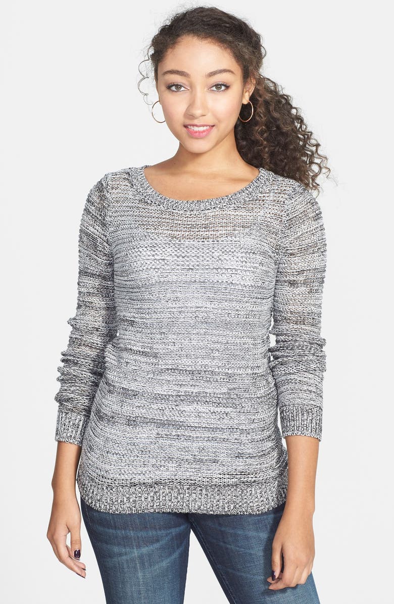 BP. Marled Cotton Blend Pullover, Main, color, 