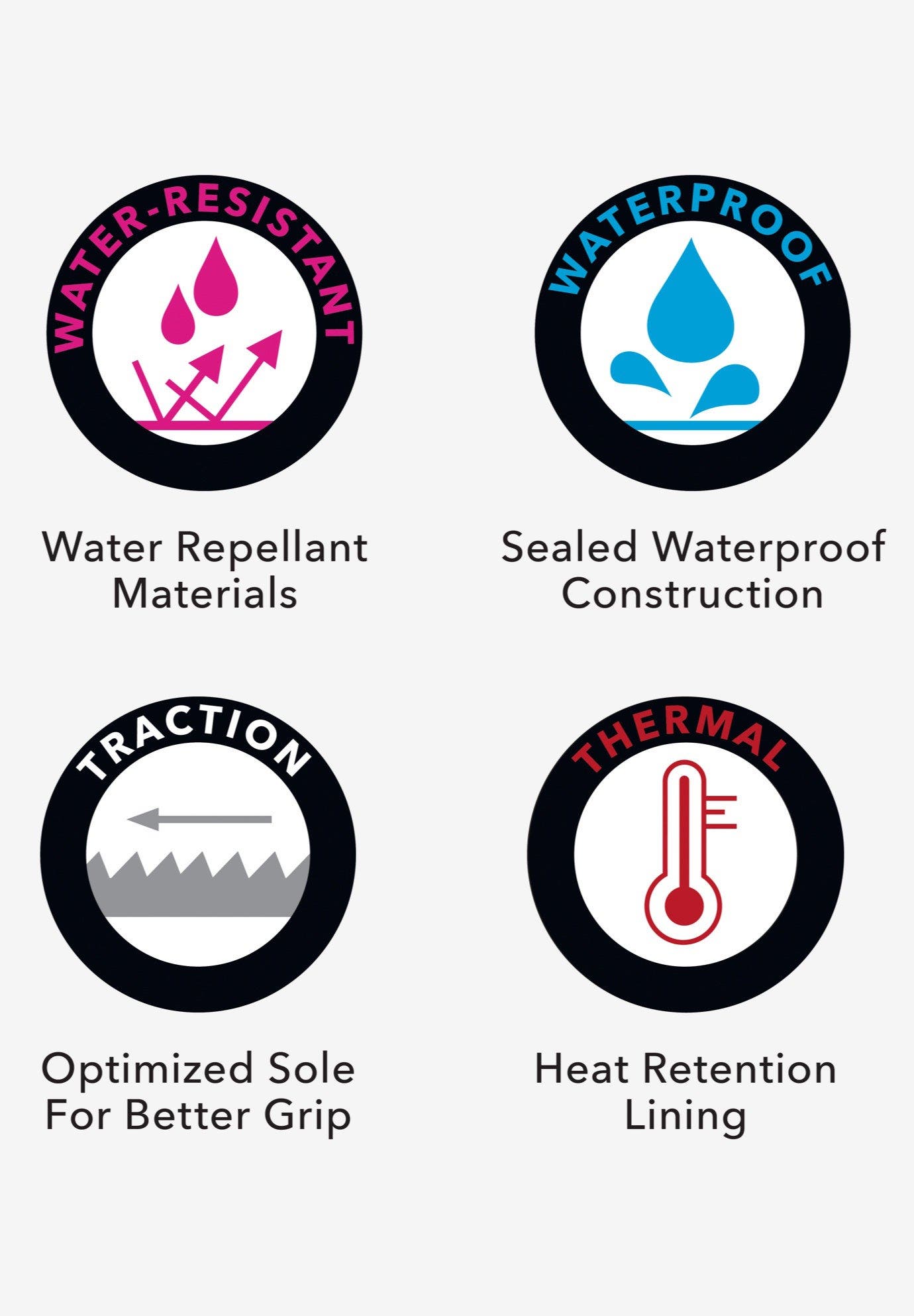 Comfortview The Eileen Waterproof Boot, Alternate, color, Black Silver Multi