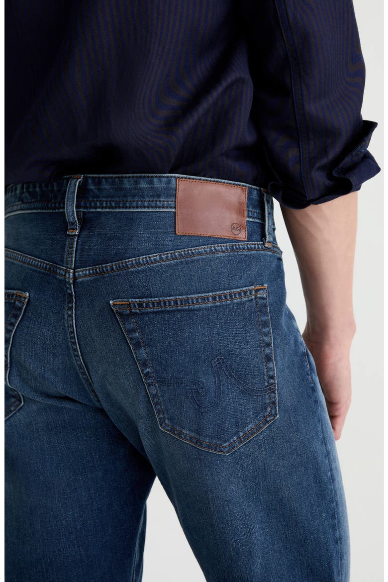 Everett Slim Straight Leg Jeans, Alternate, color, BLUE TRAIN