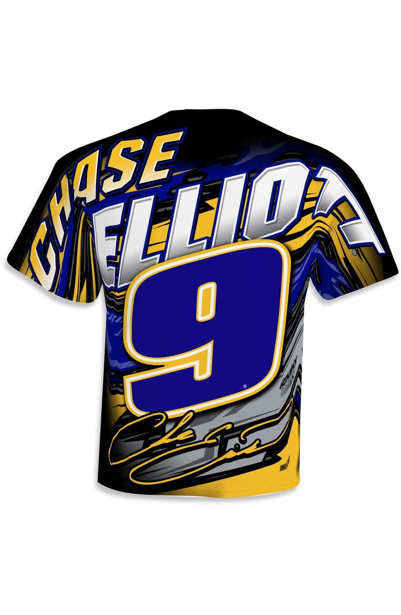 HENDRICK MOTORSPORTS TEAM COLLECTION Men's Hendrick Motorsports Team Collection Royal Chase Elliott Sublimated High Bank Total Print T-Shirt, Alternate, color, 