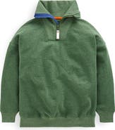 Mini Boden Cotton Half Zip Sweatshirt