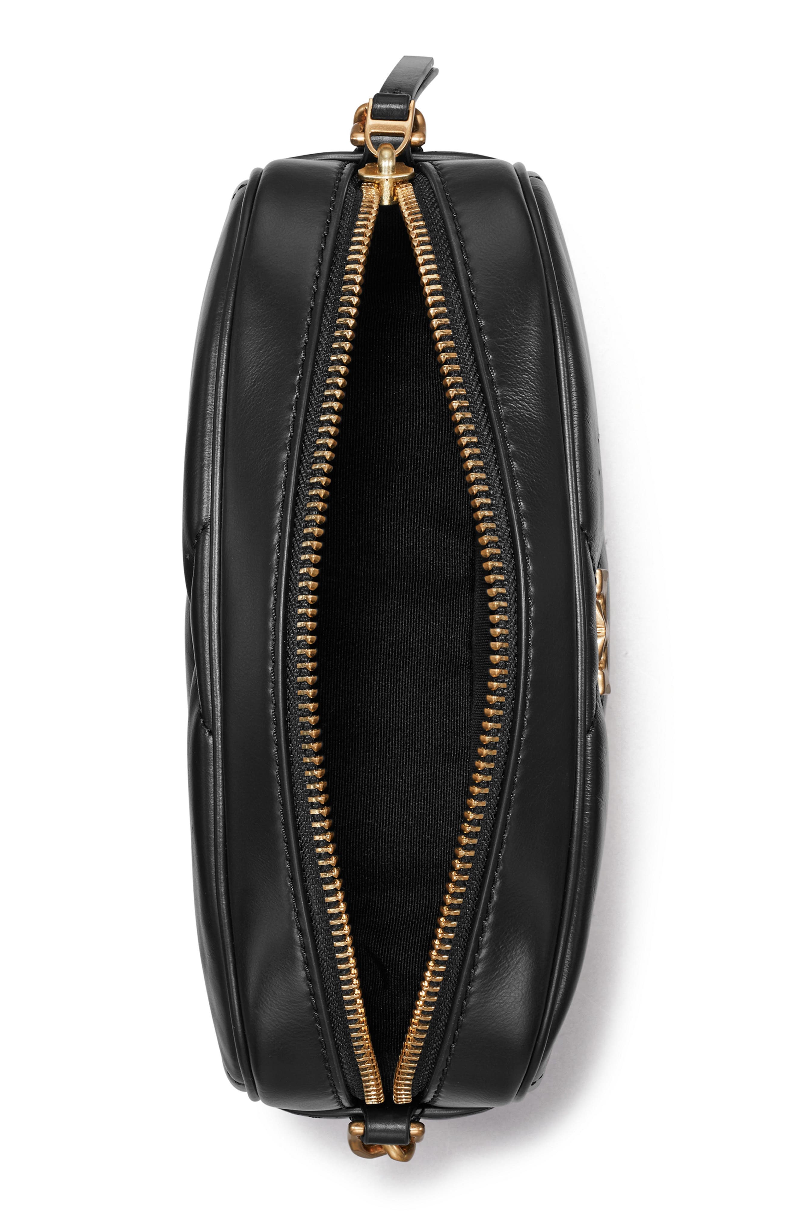 Tory Burch Kira Diamond Quilted Leather Camera Bag, Alternate, color, 