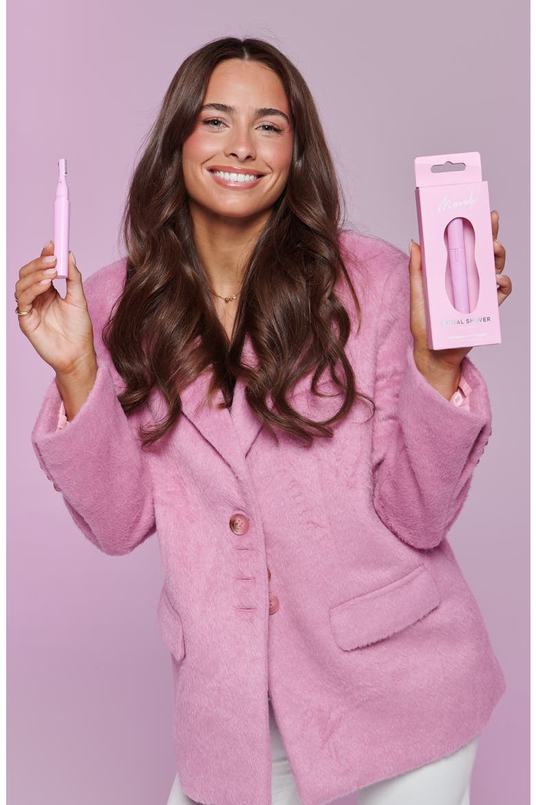 Facial Shaver, Alternate, color, PINK