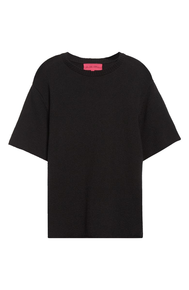 The Elder Statesman Nora Lite Short Sleeve T-Shirt, Alternate, color, Black