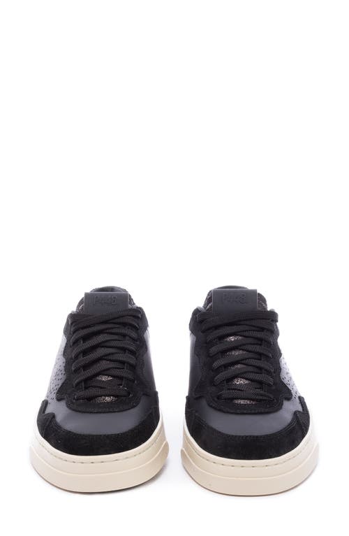 P448 Bali Lace-up Sneaker In Smog Black
