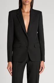 TOM FORD Sharp Shoulder Wool Grain de Poudre Jacket