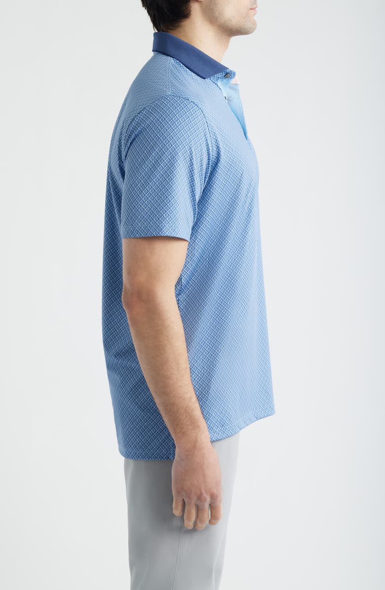 Greyson Shadow Wolf Performance Golf Polo, Alternate, color, Falcon