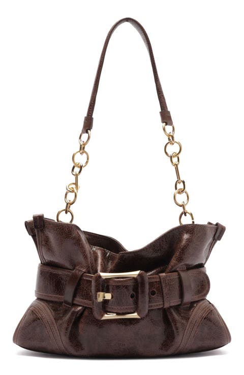Riley Small Leather Shoulder Bag