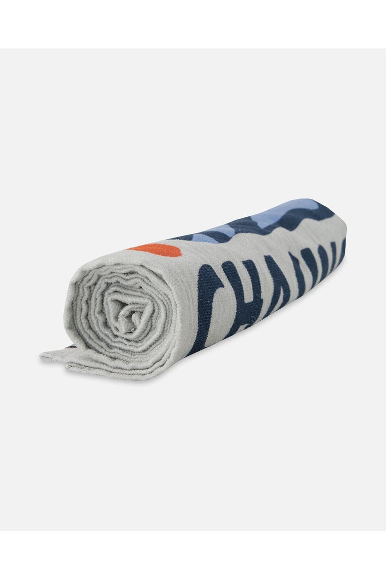 Graphic Beach Towel, Alternate, color, Gray