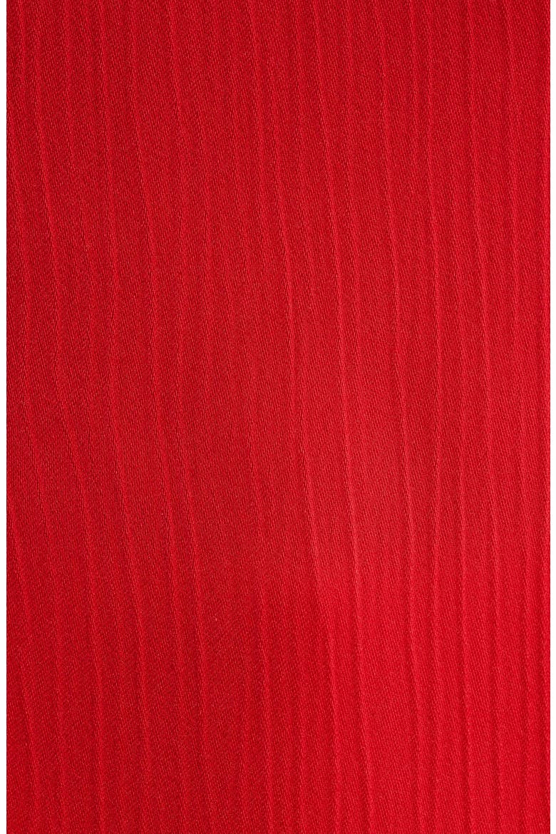 Flutter Sleeve Smocked Waist Top, Alternate, color, BEGONIA RED